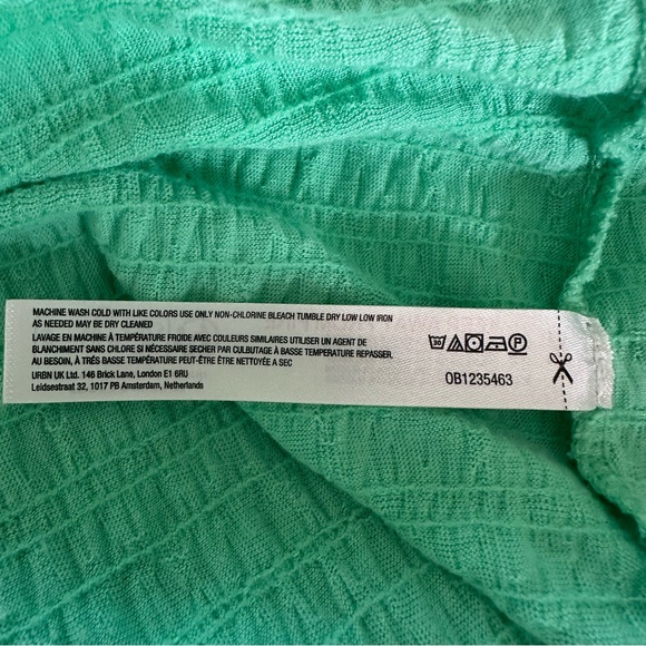 Free People FP Beach La La Tiered Maxi Dress Women Size Small S Green Summer - Picture 6 of 16